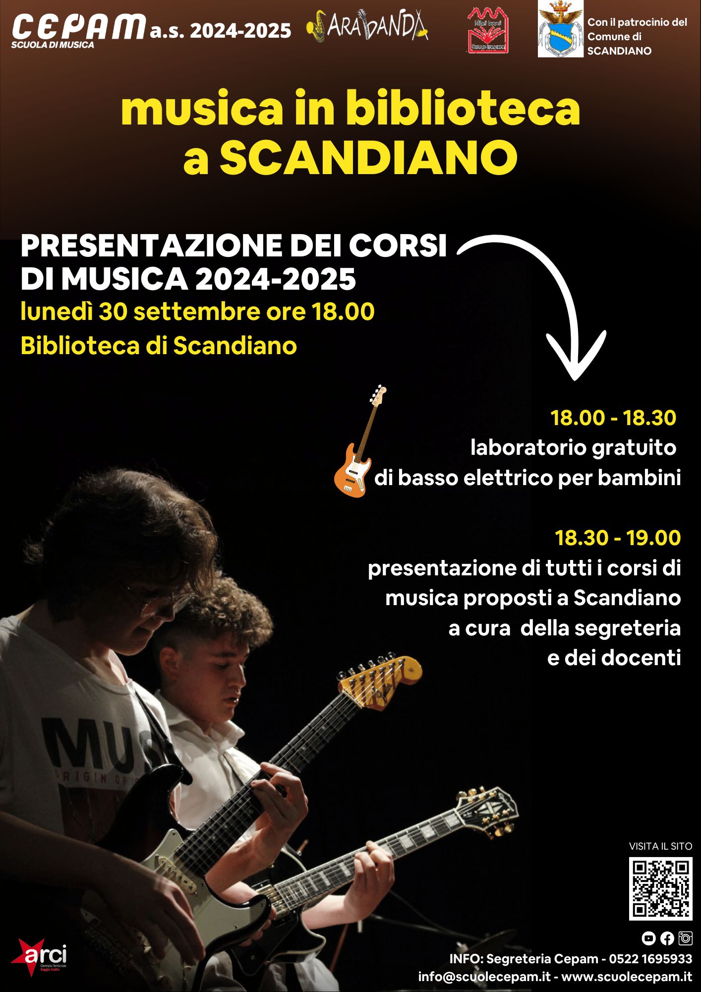 Presentazione corsi di musica CEPAM