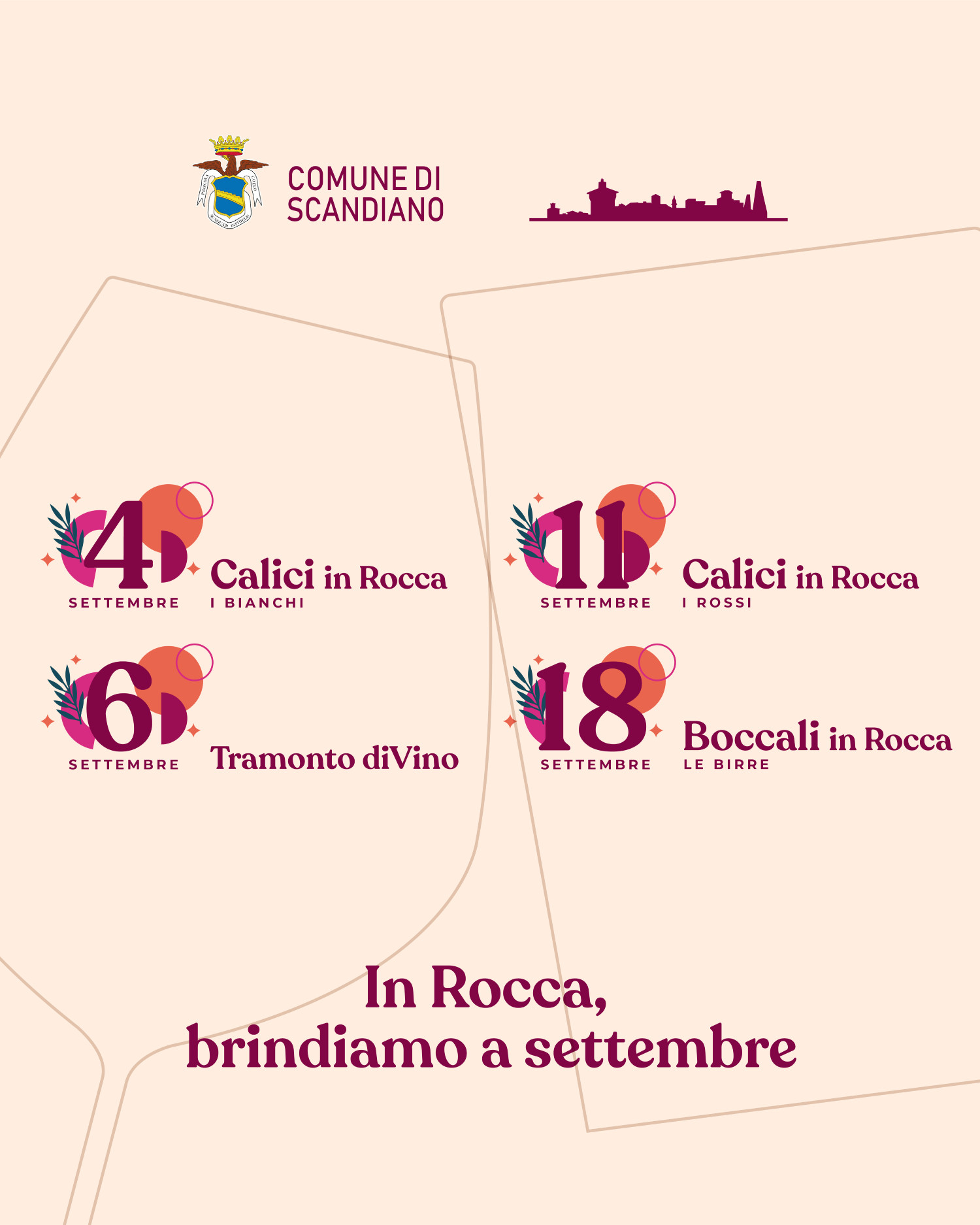 Calici in Rocca: i vini rossi