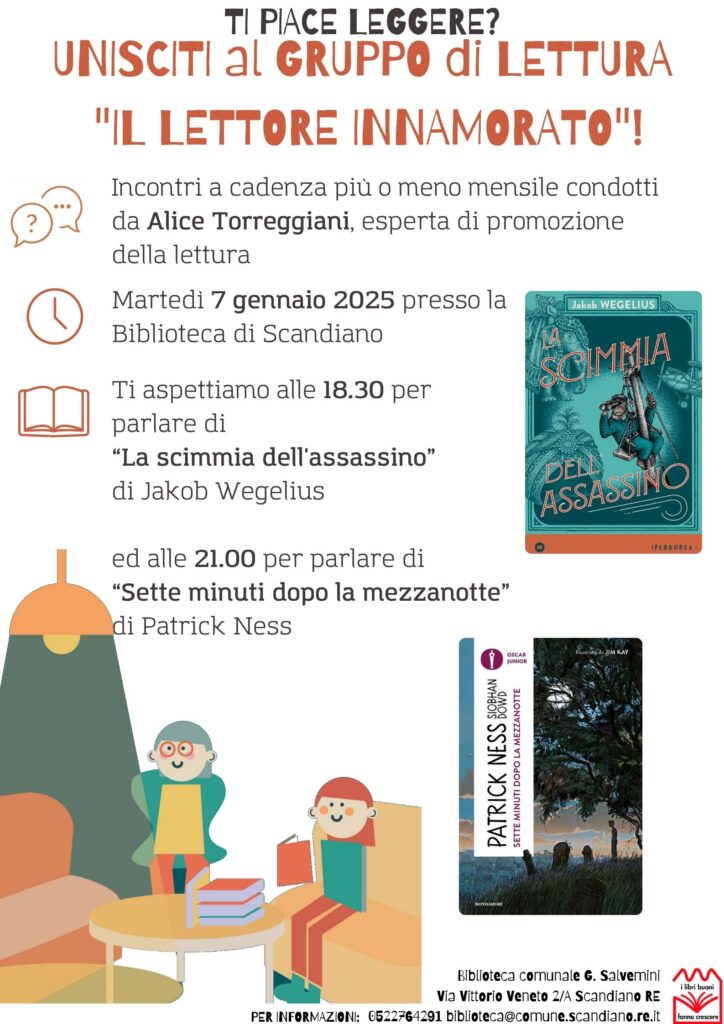 Gruppo di lettura adulti:  “Il lettore innamorato”