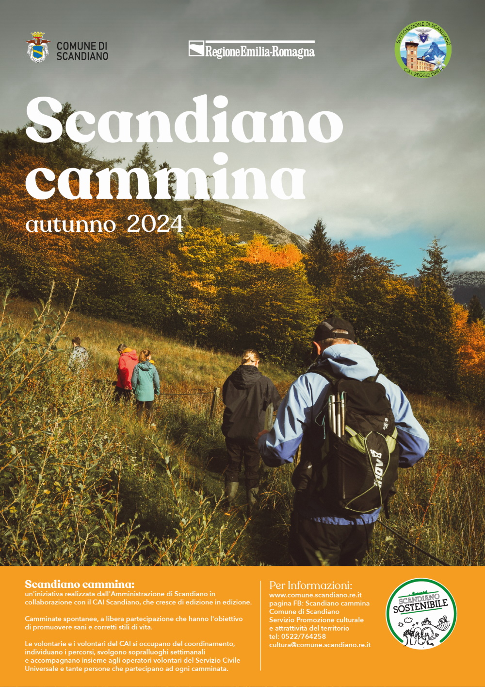 “Scandiano cammina” compie 10 anni. E riprende questo giovedì