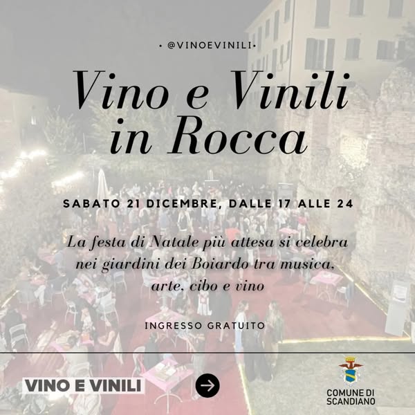 Vino e Vinili in Rocca. Gusto e musica nei Giardini della Rocca 