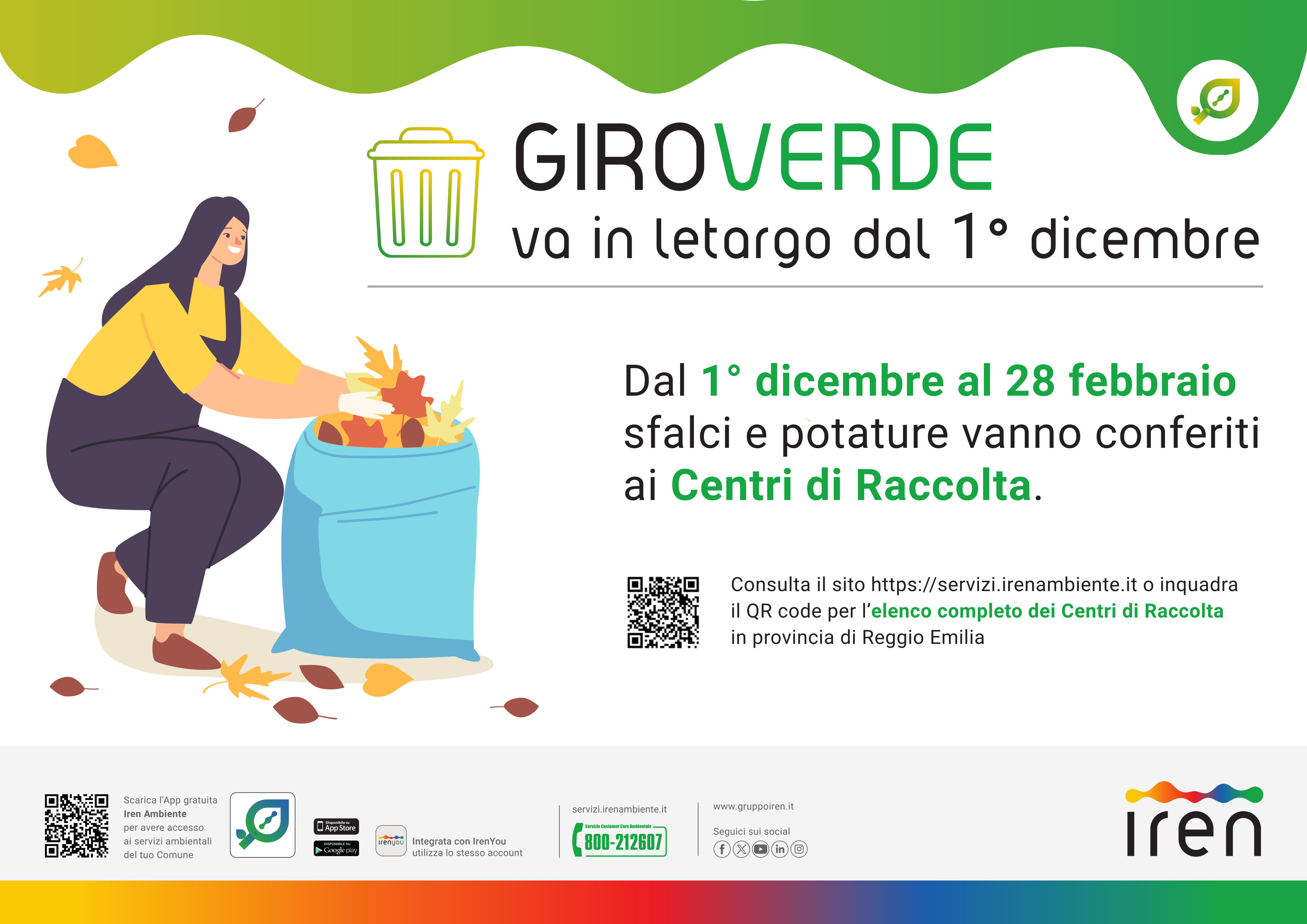 Dal 1 dicembre consueta sospensione del Giroverde